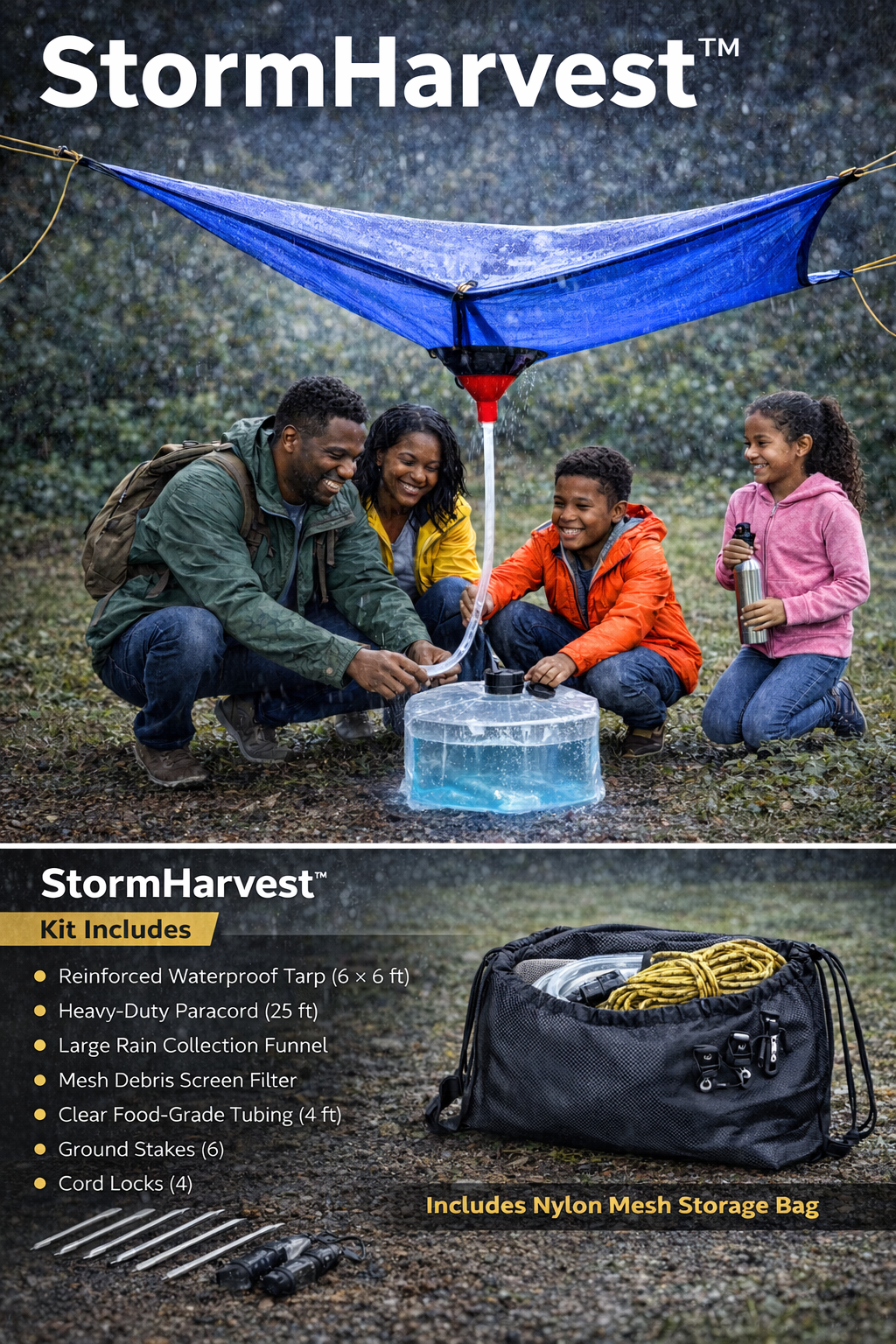 StormHarvest™ Portable Rain Catchment System