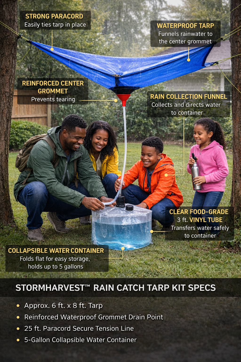 StormHarvest™ Portable Rain Catchment System